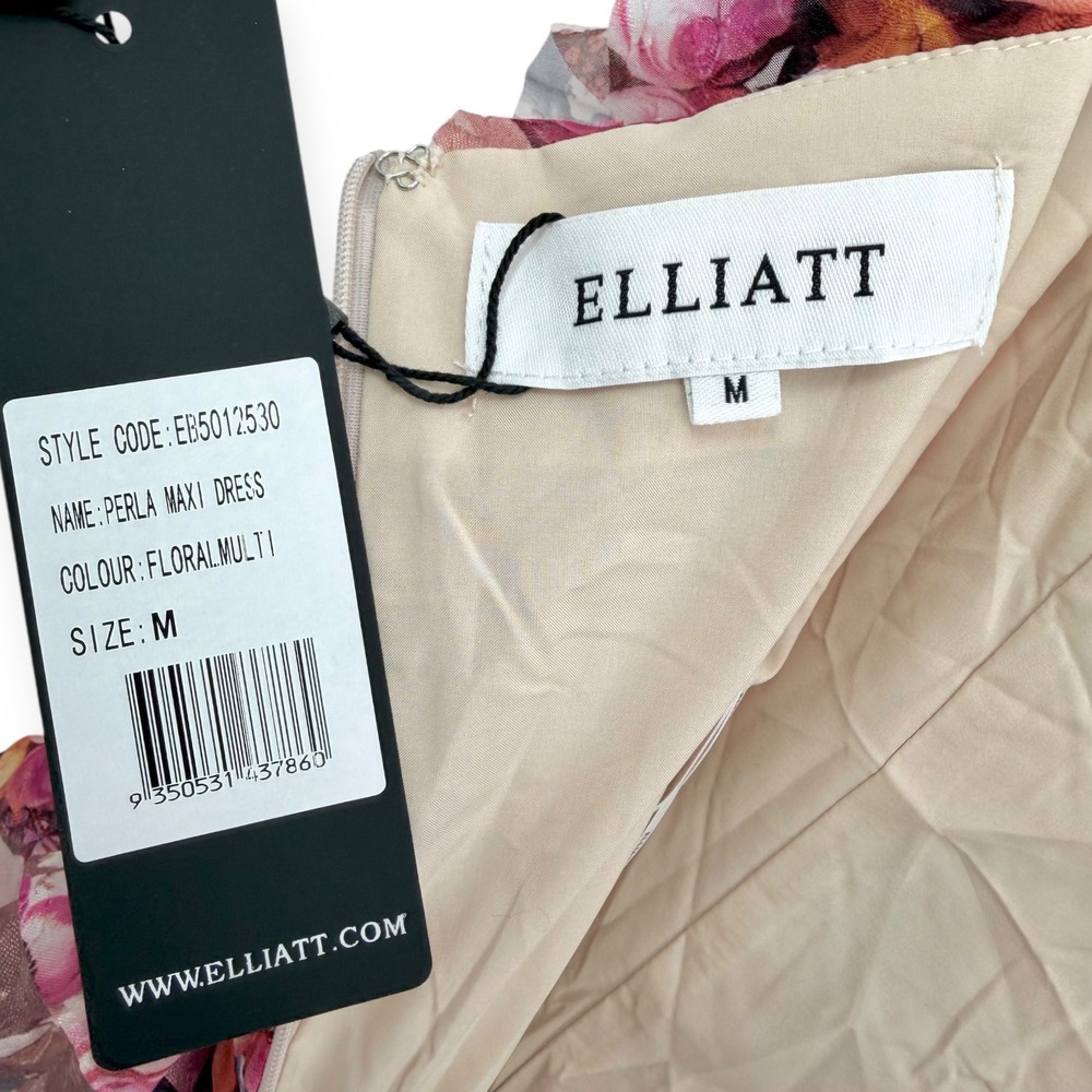 NWT Elliatt Perla Floral Tiered Maxi Dress in Floral Multi -‎ Size Medium - Picture 14 of 14